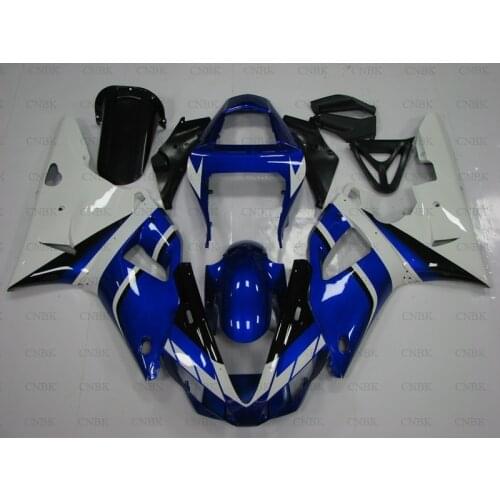 Body Kits for YZF1000 R1 2001 YZF1000 R1 Full Body Kits 2001 YZF1000 R1 Plastic Fairings 2000 - 2001 Blue White