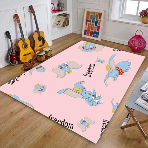 Disney Cartoon Dumbo Mat Mickey Minnie Baby Children’s Carpet Rugs Baby Nap Mat Boys and Girls Sheet Living Room Playmat
