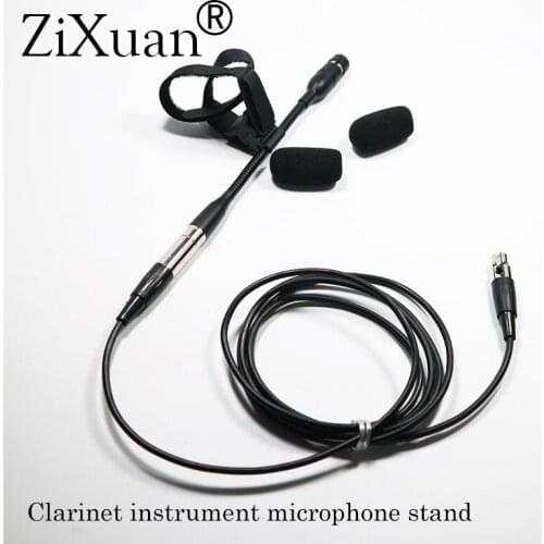Music Instrument Microphone Clarinet instrument microphone For Shure AKG Samson Wireless System XLR transmitter