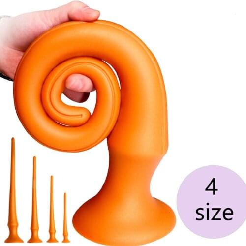 Soft Long Butt Plug Prostate Massager Anal Dilator Whip Silicone Anal Plug Erotic Toys Anal Masturbator Sex Toys for Couples