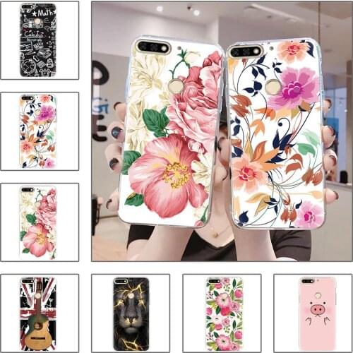 New Arrival Shockproof Phone Case For Huawei Honor 7C Cover For Woman Durable For Man Fashion Design