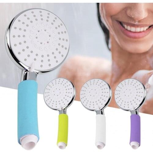 Handheld Adjustable 5 Modes High Pressure Water Saving Anti-Clog Shower Head Faucet Replacement Parts Bathroom Fixture