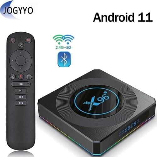 Nuevo X96 X4 Amlogic S905X4 Smart TV Box 8K / 2021M Media Player TV decodificador con BT4.1 Wifi de doble banda para Android 11