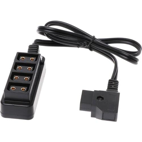 Splitter Cable D-Tap Male B-tape To 4 Female Hub Adapter For Photography Power