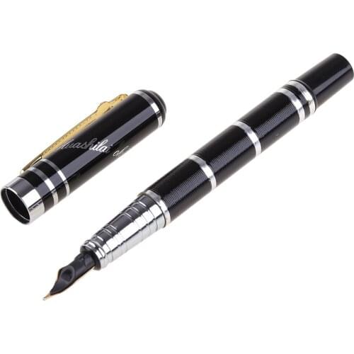 Luxury Metal Ballpoint Fountain Pen Business Student Writing Tool Calligraphy Office School Supplies B36C
