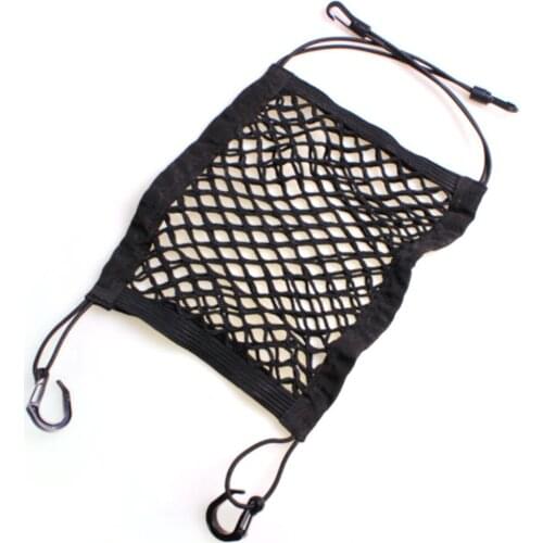Car Front Seat Storage Net Bags Universal Double-Layer Storage Net Bag Pet Partition Car Interior Accessories