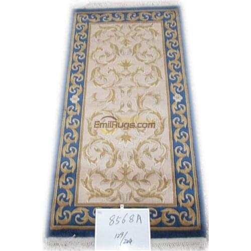 Chinese aubusson carpetschinese wool carpets floral rug french knotted Plush savonery Made To Order large room rug