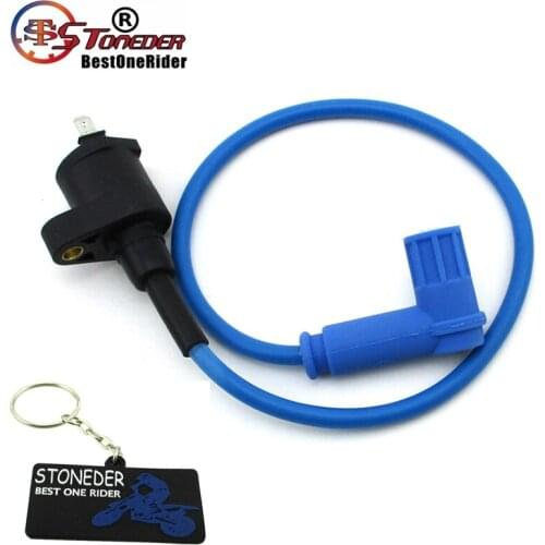 STONEDER High Performancr Blue Ignition Coil For 50cc 70cc 90cc 110cc 125cc 140cc 150cc 160cc 170cc 180cc Pit Dirt Bikes
