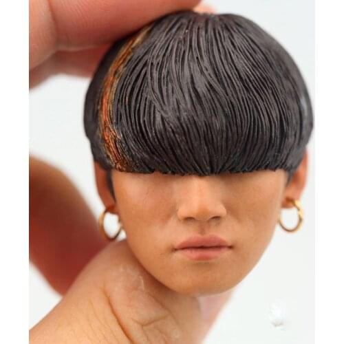 1/6 Scale Bigbang Head Sculpt DAESUNG Korea Singer Star Head Carving for 12in Action Figure Phicen Tbleague Toy
