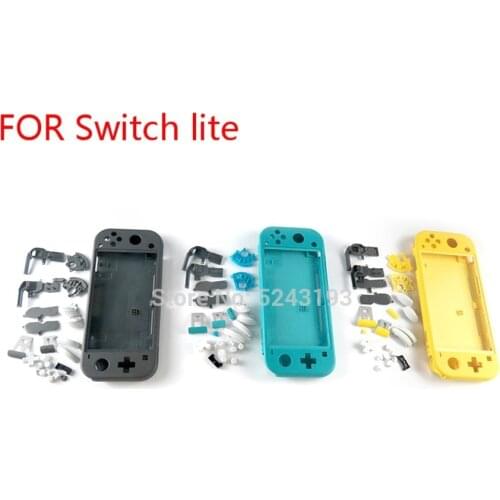 1SET Replacement Shell Case Plastic Cover For Nintendo Switch Lite Console Hard Housing Shell Faceplate Cover Buttons Kit