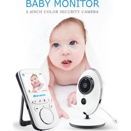 VB605 Wireless Video Baby Monitor 2.4 Inch Color Security Camera Intercom IR 24h Baby Walkie IR LED Portable Baby Camera