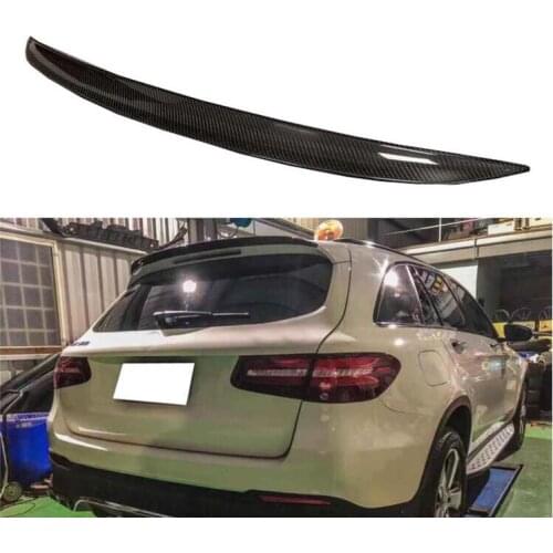 High Quality REAL CARBON FIBER REAR WING TRUNK LIP SPOILER FOR Mercedes-Benz GLC Class X253 SUV 200 220 250 260 300 2016-2021