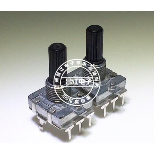 1 Piece Microwave Washing Machine Power Amplifier Volume 360 Degree Rotary Encoder 24 Bit Flower Axis 20MM 3 Feet