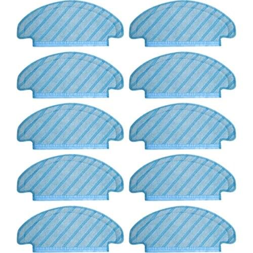10Pcs Mop Cloths Cleaning Cloths for Ecovacs Deebot T8 Vacuum Cleaner Accessories Mop Floor Cleaning Replacement Cloth