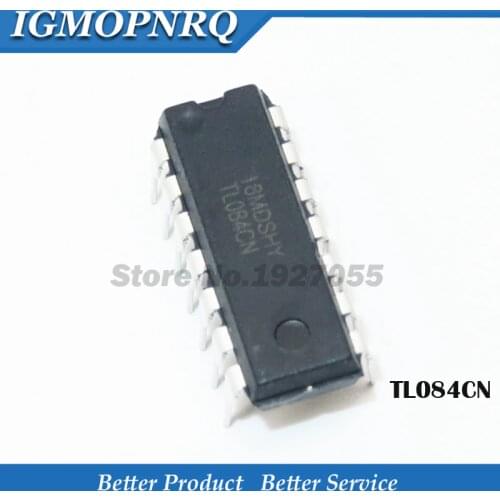 20pcs/ TL084CN DIP-14 TL084C 084CN JFET-INPUT OPERATIONAL AMPLIFIERS DIP14 new