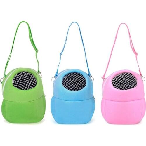 3 Colors Small Animals Outdoor Bag Small Pet Carrier Rabbit Cage Bag Carry Pouch Breathable Hamster Sleeping Bag Pet Product