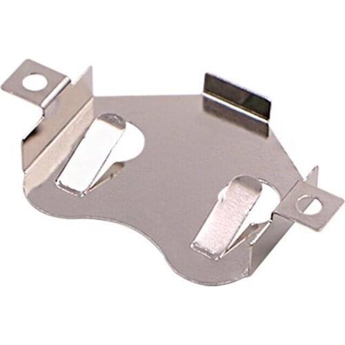 3V CR2032 LIR2032 Button Batteries Shrapnel Cell Holder Socket Case 2032 Phosphor Bronze Battery Holder Storage Box