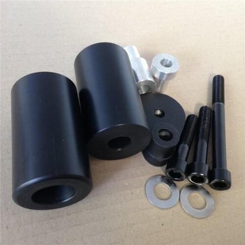 Aftermarket Free Shipping Motorcycle Parts No Cut Frame Slider Protector For Suzuki 2001-2003 GSXR 600 2000-2003 GSXR 750 BK