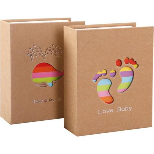 4R 6-inch Photo Album Interstitial Family 100 Childrens Creative Simple Photo Album Album DIY Photo Book Five Styles New