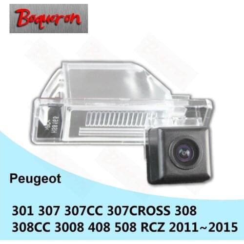 Car Reverse Camera for Peugeot 301 307 307CC 307CROSS 308 308CC 3008 408 508 RCZ HD RearView Parking Backup Camera Night Vision
