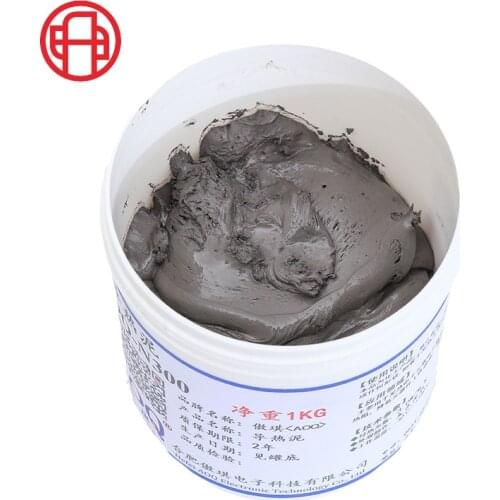 Power supply, battery and chip heat dissipating cement dark gray 1KG hand shape heat conducting heat dissipating cement