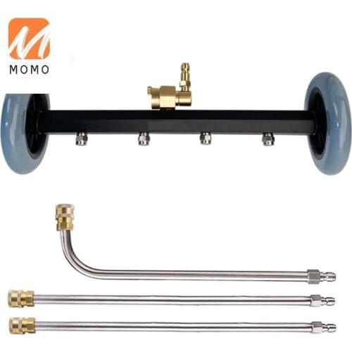 Pressure Washer Undercarriage Cleaner, 16 Inch Power Washer Surface Cleaner Attachments, Under Car Wash Water Broom