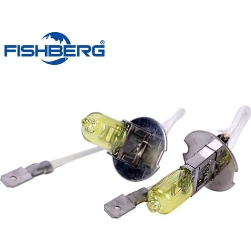 2pcs/lot H3 55W 12V Gold Yellow 3000K Fog Lights Halogen Bulb High Power Car Headlight Lamp Car Light Source parking auto