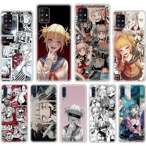 Himiko Toga Anime Fitted Case for Samsung Galaxy A51 A71 A21s A31 A12 A52 A41 A91 M31 M30s M51 Silicone Soft Phone Capas