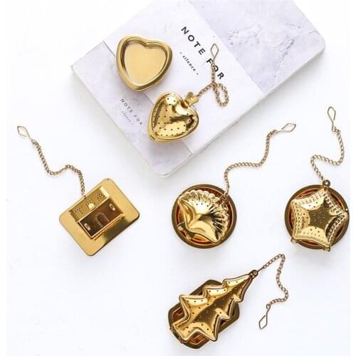 Creative Food-grade 304 Stainless Steel Tea Infuser Portable Teapot Style Tea Filter Heat-resistant Tea Strainer Filter Tea Tool