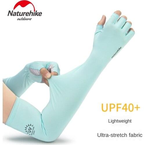 Naturehike Half Finger Sun Protection Oversleeves Driving camping hiking Arm Guard Riding fishing UV Protection Arm Oversleeves