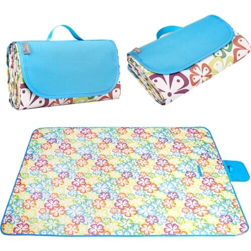 Picnic Blanket Moisture-proof Lattice Large Picnic Mat Camping Ground Mat Mattress Camping Camping Bed Sleeping Pad