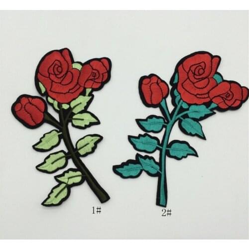 Wholesale 20pcs 11*17.5cm Embroidered Sewing On Patch Iron-On Patch Stickers For Clothes Sewing Fabric Applique Supplies YH196