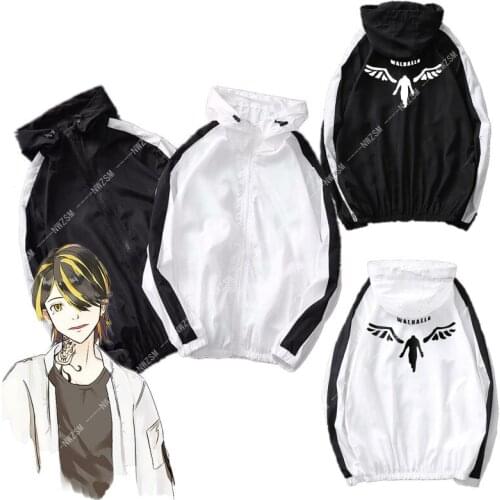 Tokyo Revengers Hanemiya Kazutora Cosplay Jacket casual mens sun protection clothes Mikey Draken Halloween Kids Adults