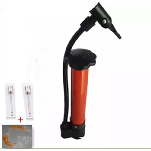 Portable basketball football volleyball ball pump with needle and Net aspirated inflator