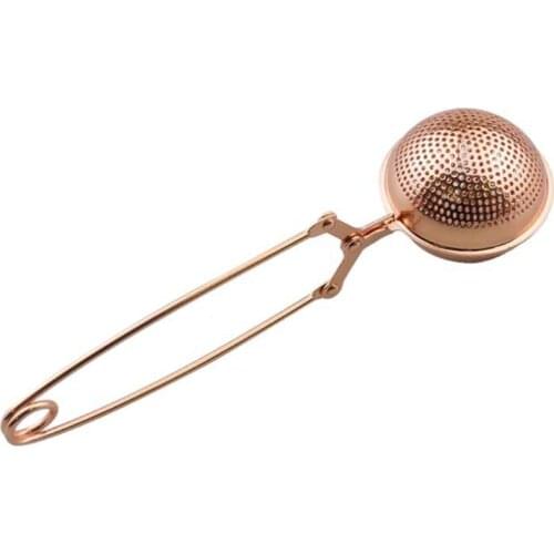 Practical Sphere Stainless Steel Coffee Mesh Tea Infuser Handle Filter Strainer Ball Shape Diffuser Herb Home
