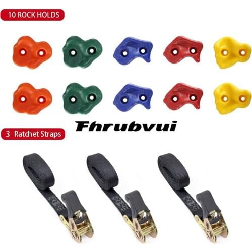 Craft DIY Rock Climbing Holds for Kids Climbing Ratchet Straps - Kids Rock Climbing Holds Rock Wall Climbing Kit