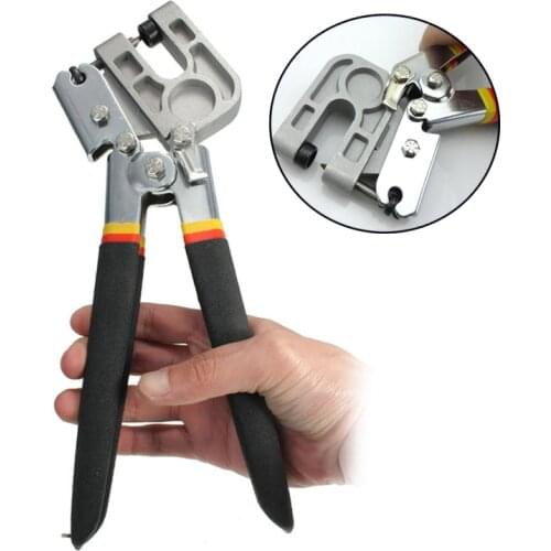 10" TPR Handle Stud 1-1/2" Deep Crimper Plaster Board Drywall Tool For Fastening Metal Studs Non-slip Handle For Fastening Metal