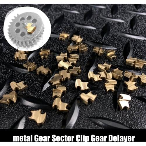 Airsoft Brass metal Gear Sector Clip Gear Delayer for Airsoft AEG Ver.2 / Ver.3 Gearbox Hunting Accessories