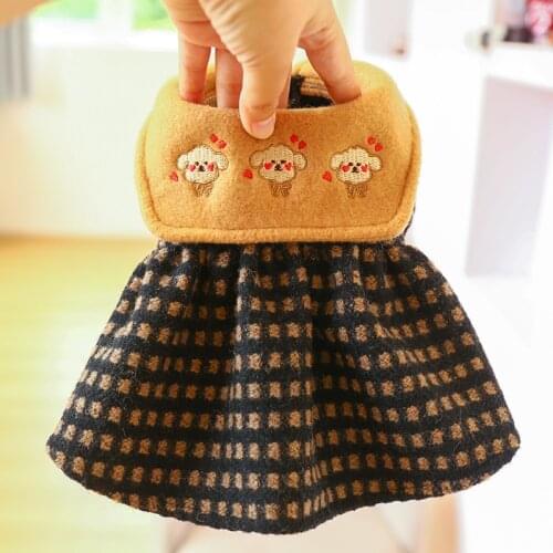 Pet Winter Dress XS Small Dog Costumes Apparel Cat Puppy Clothes Yorkshire Pomeranian Poodle Bichon Dachshund Schnauzer Clothing