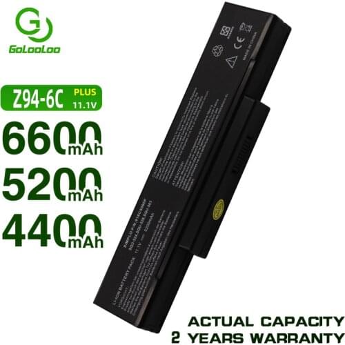 Golooloo Laptop Battery For LG/Asus EB500 ED500 M740BAT-6 M660BAT-6 M660NBAT-6 SQU-524 SQU-528 SQU-529 718 BTY-M66 M68