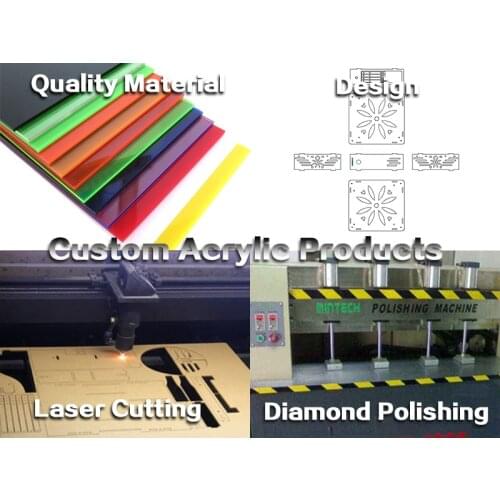 Acrylic bracket custom laser cutting design Chassis hard drive bracket motherboard bracket