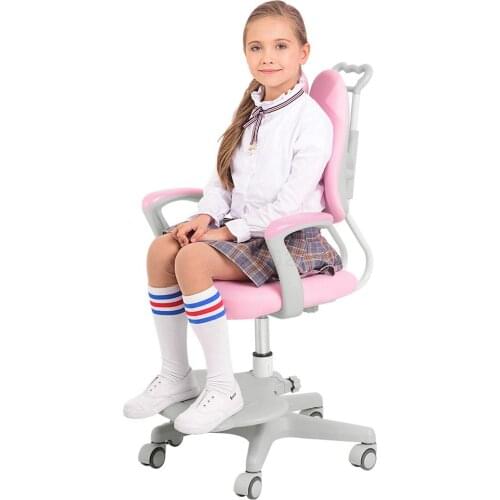 Childrens study chair primary school home desk office adjustable lift seat back chair writing chair stool