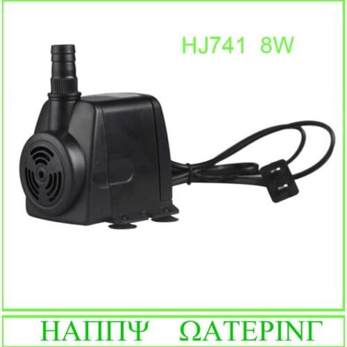 HJ-741 Type 8W Water Pump Aquarium for Fish Tank Pond Fountain Mini Water Pump 600L/H Max