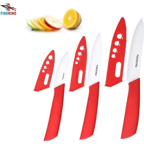 Beauty Gifts Zirconia Ceramic kitchen knife set 3" 4" 5" inch +Covers fruits vegetable knives safety healthy tools