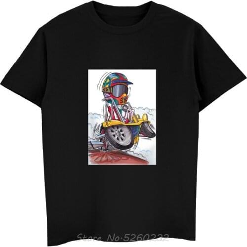 Summer Cotton Fitness T-Shirts Classic German Car Fans Dune Buggy Printed Koolart Cartoon T Shirt White Designer T Shirts