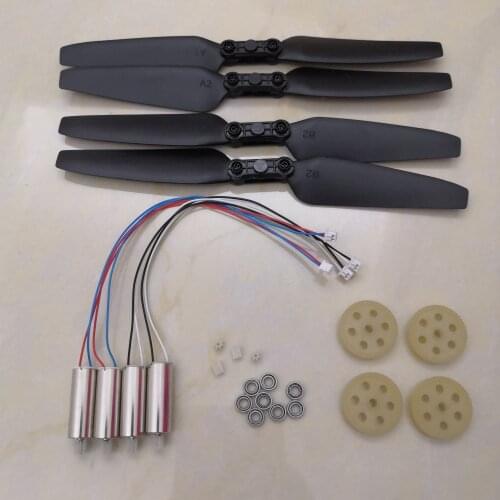 Propeller blade gears bearings cw ccw motor engines for JD22S E520S E520 WiFi FPV RC Drone Spare Parts kit