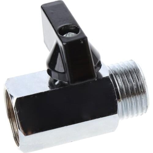 Mini Brass Ball Valve 1/2" 1/8" 1/4" 3/8" BSP Male to Female Thread Air Compressor Control Hose Connector Adapter