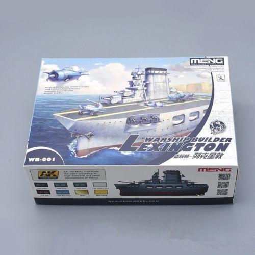 Meng Model WB-001 Warship Builder Lexington (Q Edition) Cute Aircraft