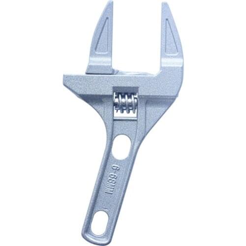 Short Shank Large Opening Wrench set tool Aluminum Alloy Adjustable Universal Snap Grip Wrench Spanner Bathroom Repair Tools