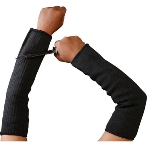 1Pair Level 5 HPPE Cut Resistant Gloves High Qualtity Anti-Puncture Work Protection Arm Sleeve Cover